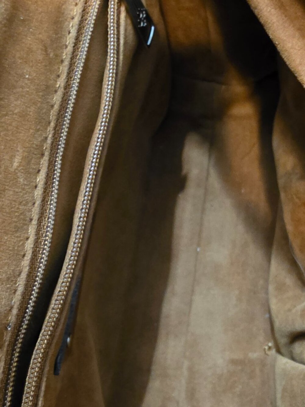 Patricia Nash Lorenza Metallic Gold Tan Brown Leather Bag - Picture 7 of 8